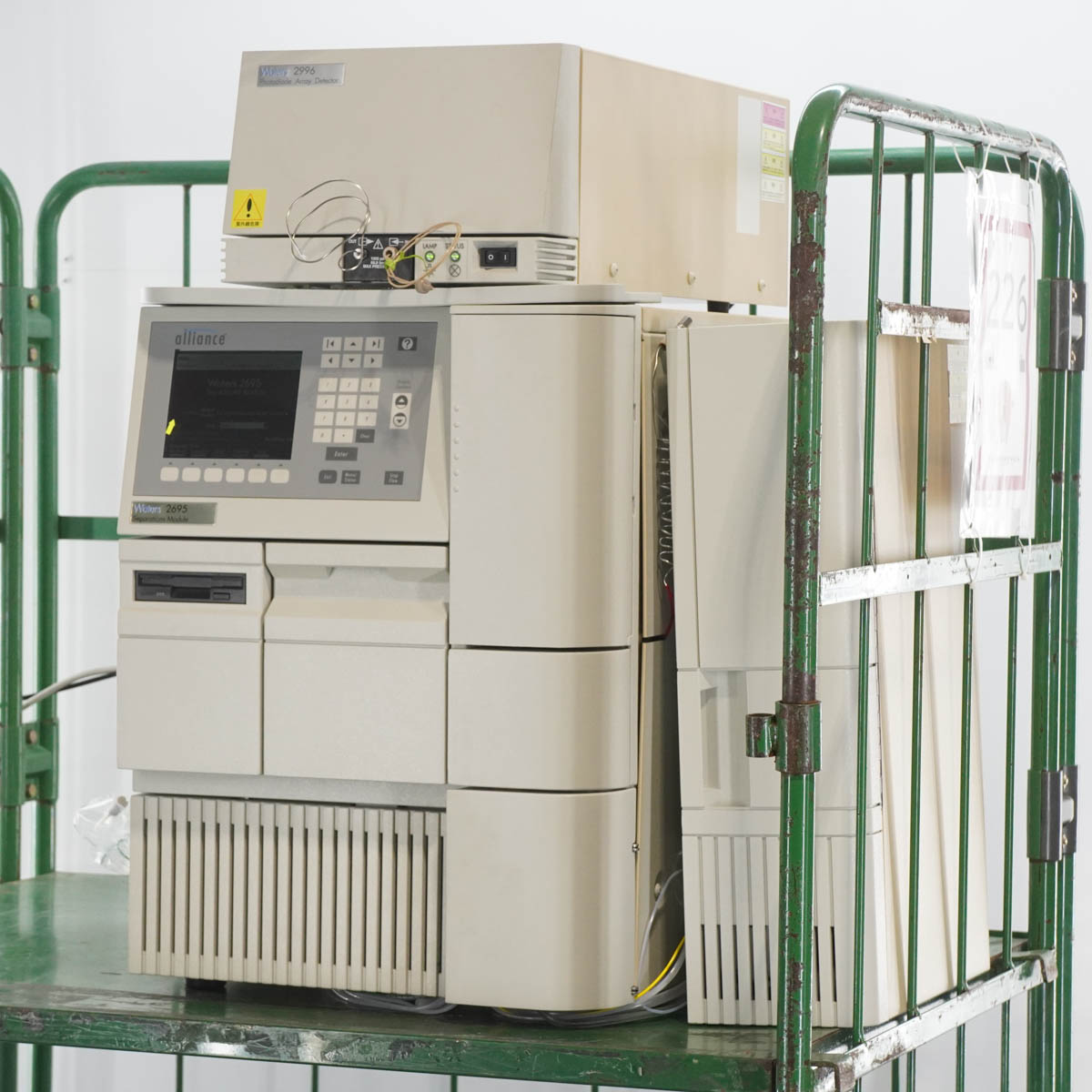 [DW]USED 8日保証 セット Waters 2695 2414 2487 SHC alliance hplc Separations Module...[ST02938-0017] - 5