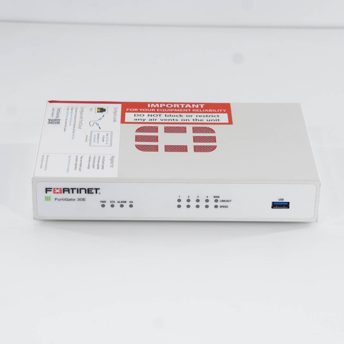 Fortinet FortiGate-100D UTM ファイヤウォールルーター 初期化済み - 周辺機器