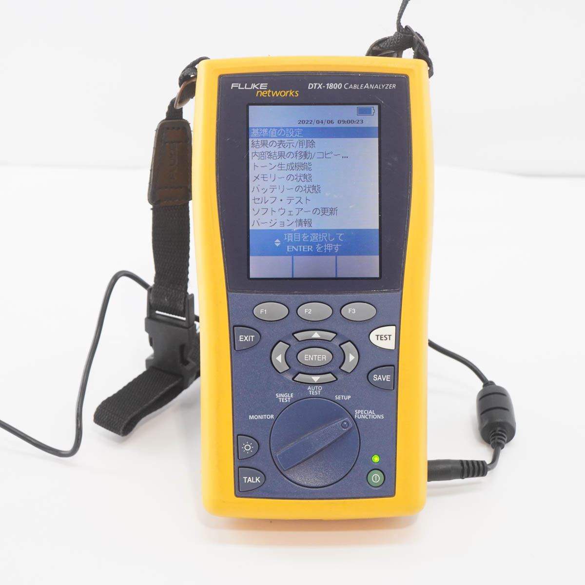 Fluke DTX-1800ケーブルアナライザー