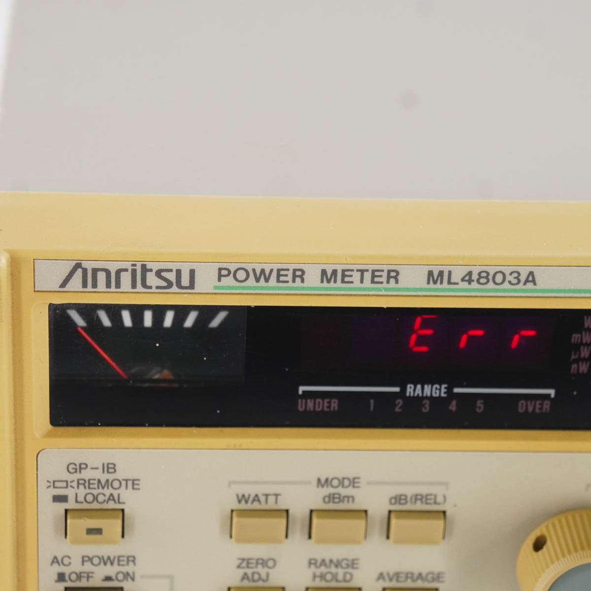 DW]USED 8日保証 セット Anritsu ML4803A MA4701A POWER METER POWER