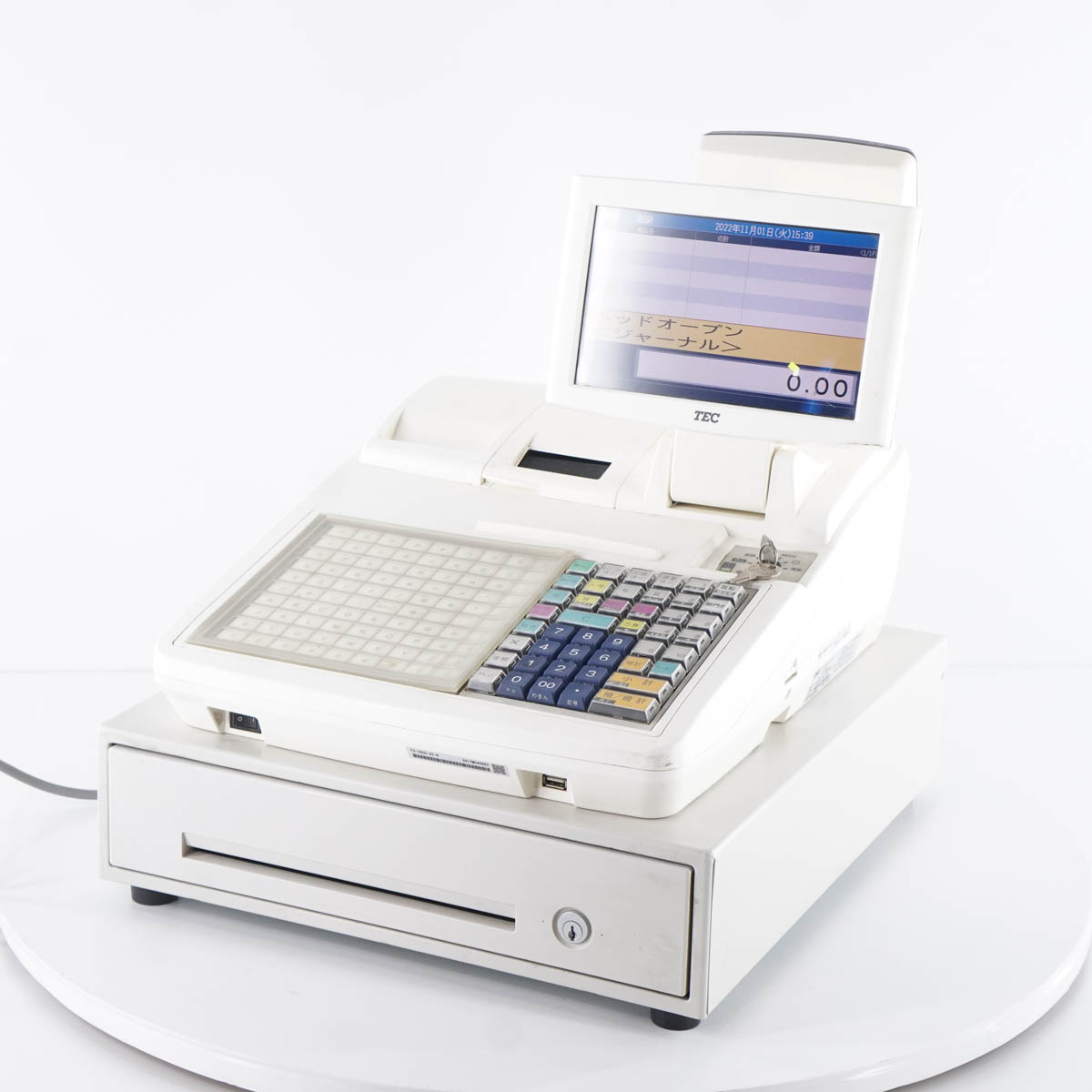 TEC東芝テック FS-2055 レジスター バーコードリーダー付 動作確認済② TEC東芝テック FS-2055 レジスター バーコードリーダー付 動作