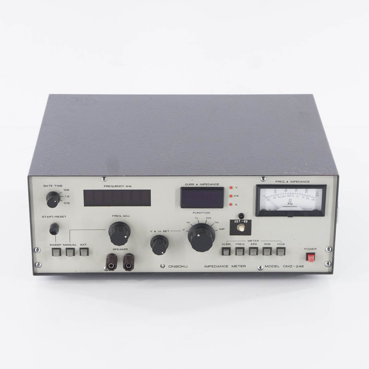 DW]USED 8日保証 ONSOKU OMZ-248 IMPEDANCE METER インピーダンス 