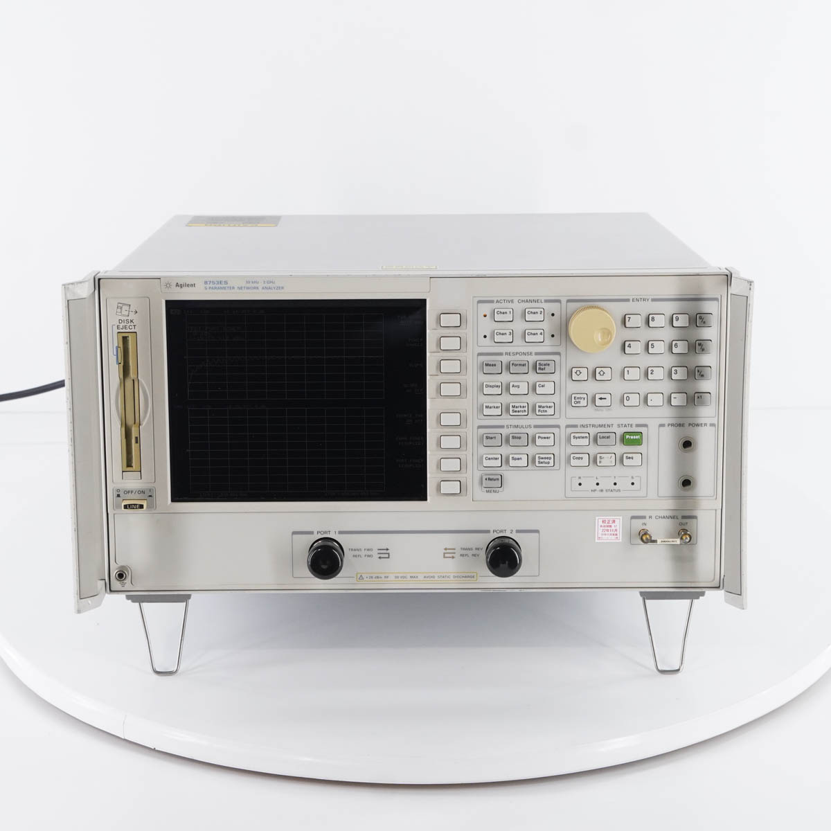 DW]USED 8日保証 11/2021CAL Agilent 8753ES S-PARAMETER NETWORK