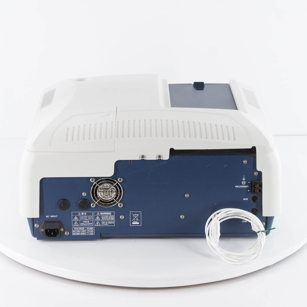 [JB]USED 現状販売 JASCO V630 Spectrophotometer 電源コード ソフトウェア 取扱説明書 [04517