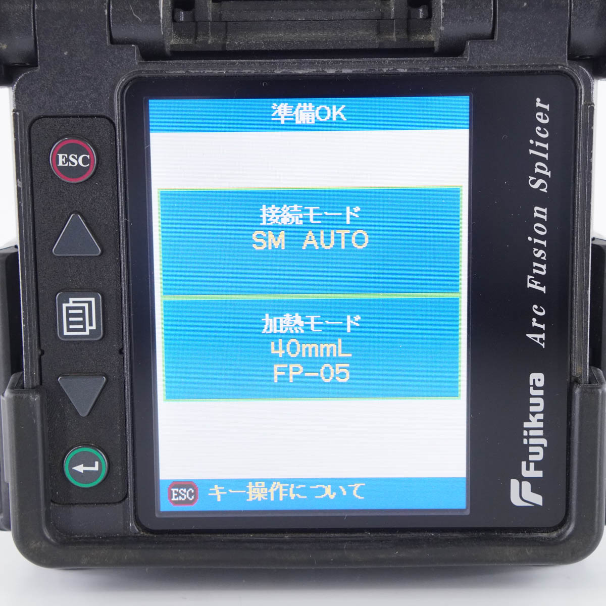 DW]USED 8日保証 全放電5740回 Fujikura FSM-60R 光ファイバ融着接続機