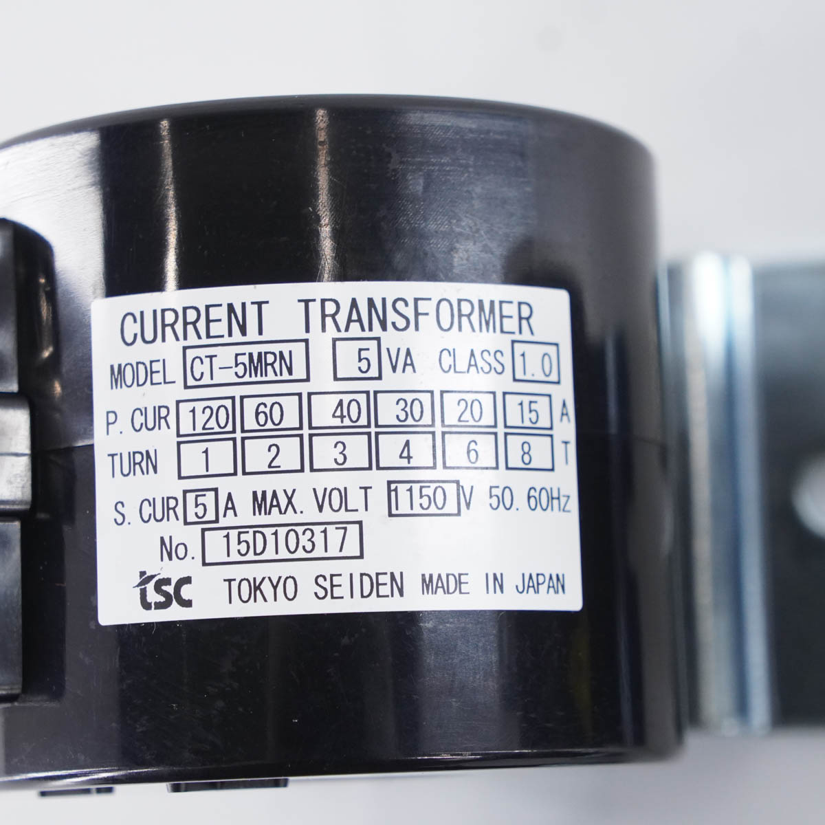 DW]USED 8日保証 4個セット TOKYO SEIDEN CT-5MRN CURRENT TRANSFORMER