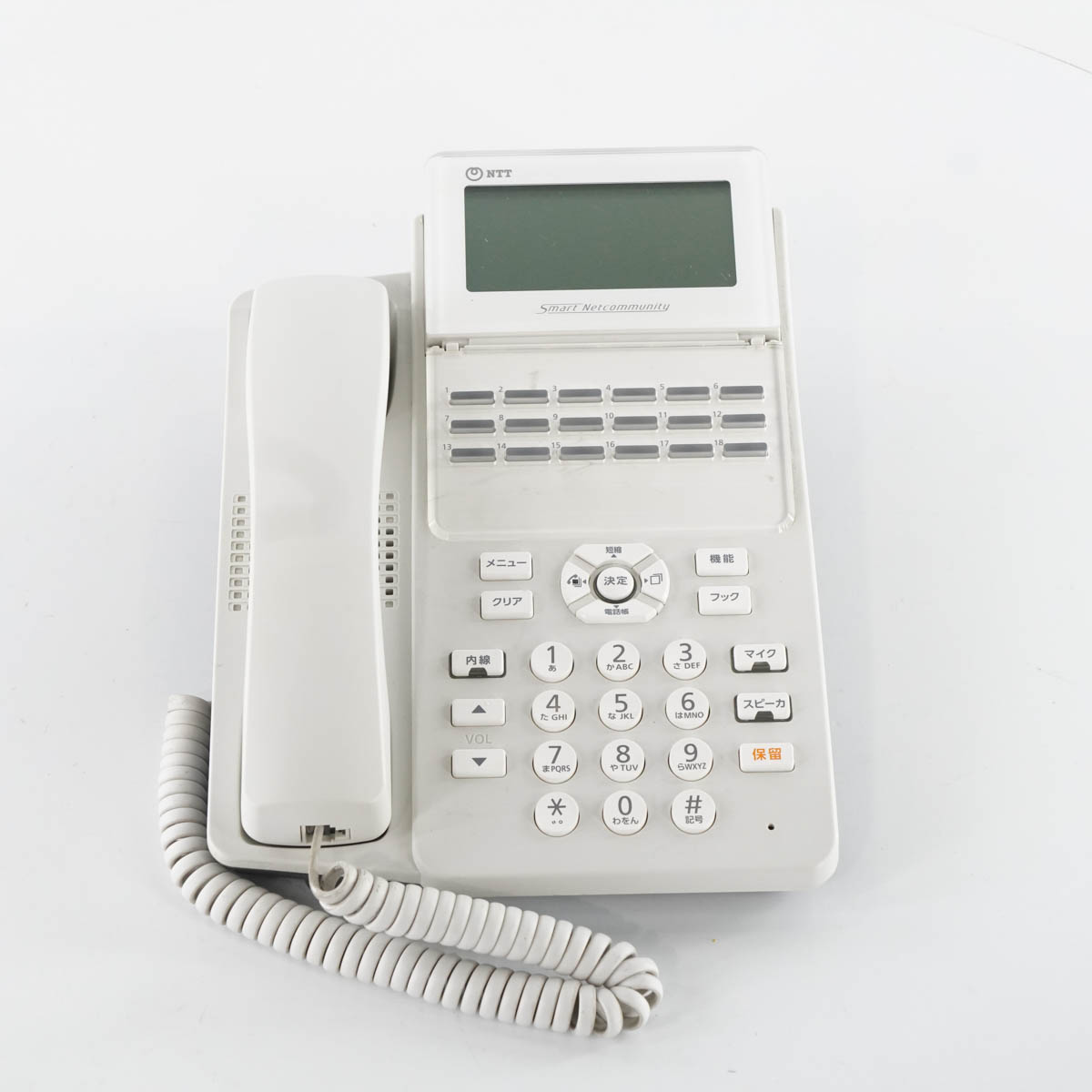 PG]USED 8日保証 セット 18年製 NTT αN1 αA1 N1S-ME-(1) 主装置 電話機