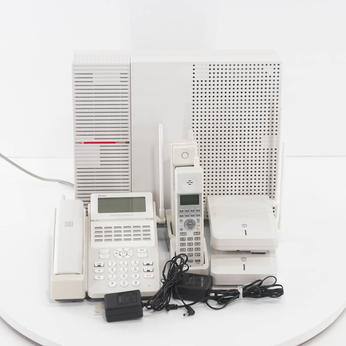 PG]USED 8日保証 セット NTT αN1 αA1 N1S-ME-(E1) 主装置 電話機