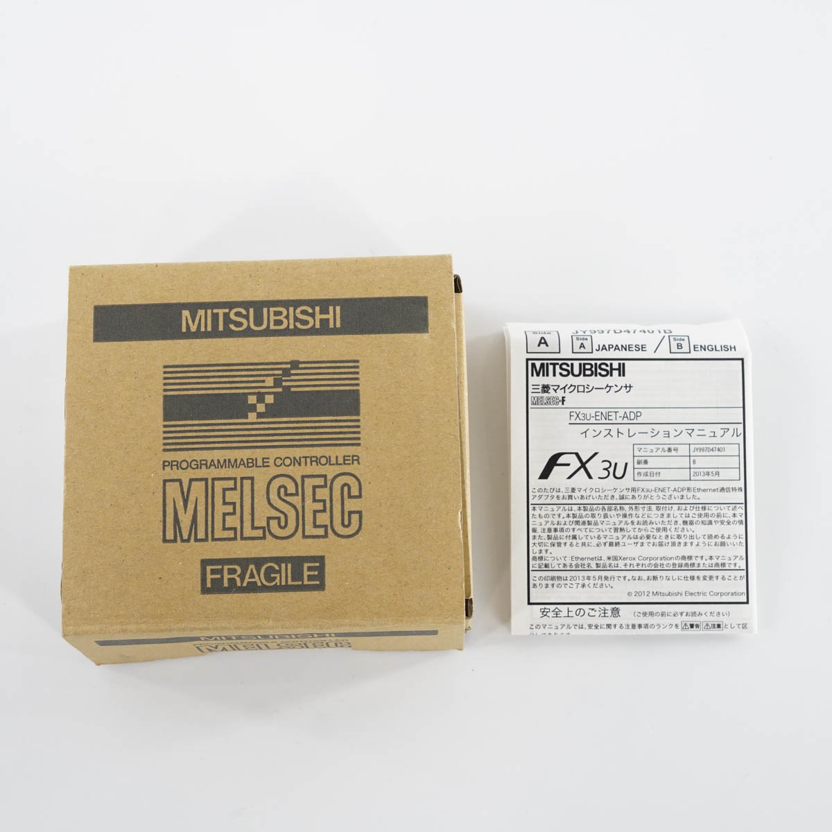 PG]USED 8日保証 美品 MITSUBISHI FX3U-ENET-ADP マイクロシーケンサー