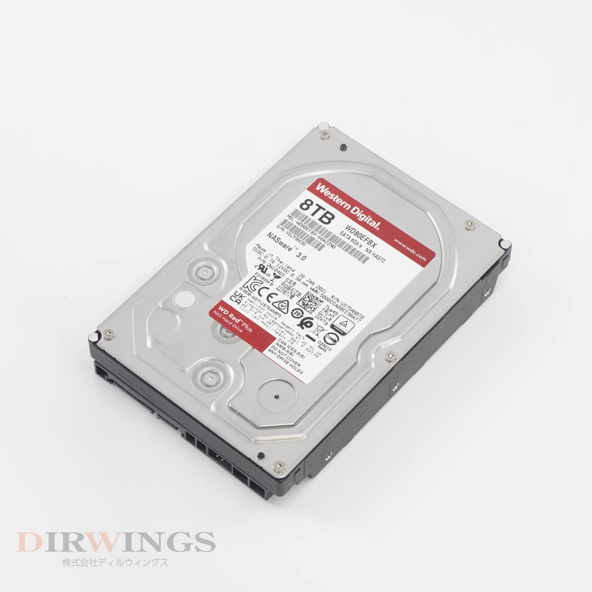 Western Digital HDD 8TB WD Red 2個セット 【公式通販】