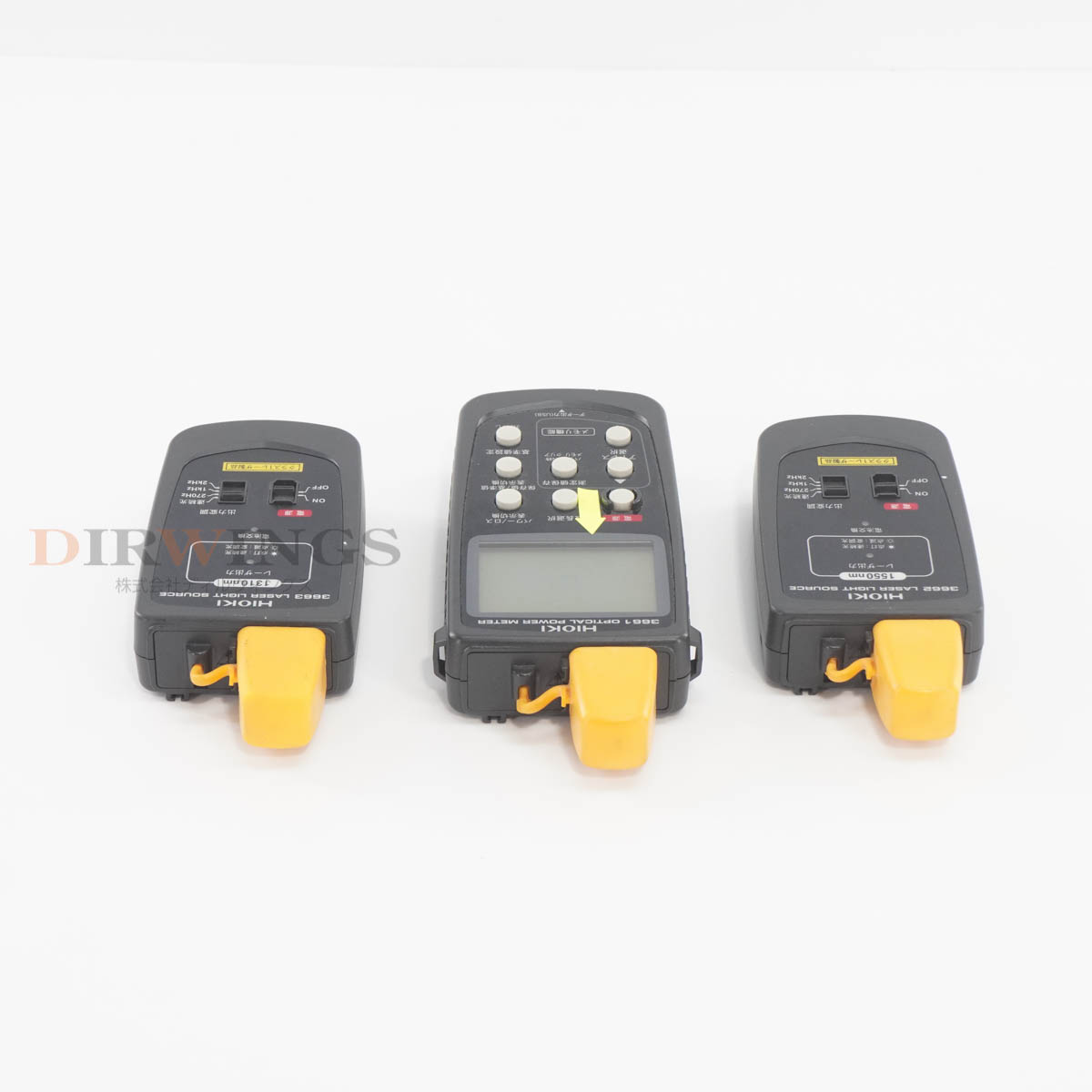 DW]USED 8日保証 セット HIOKI 3661 3662 3663 OPTICAL POWER METER 