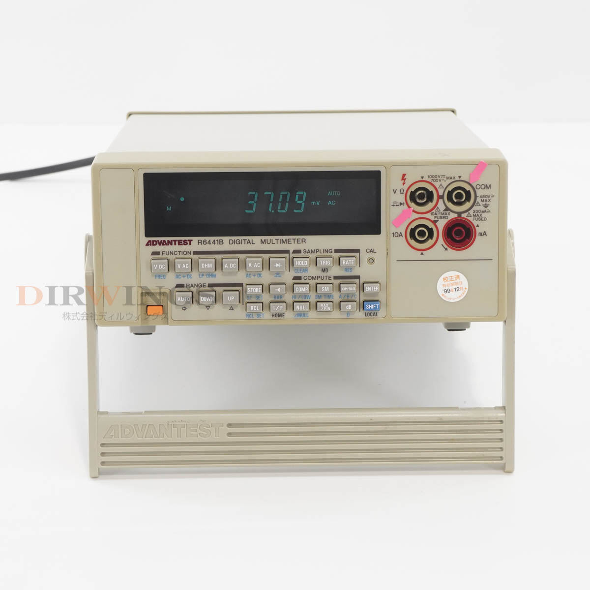 DW]USED 8日保証 セット ADVANTEST R6441B R6551 DIGITAL MULTIMETER デジタルマルチメーター  R13220 [06599-0023] | 計測器,マルチメーター | 中古販売分析機器計測器総合商社ディルウィングス