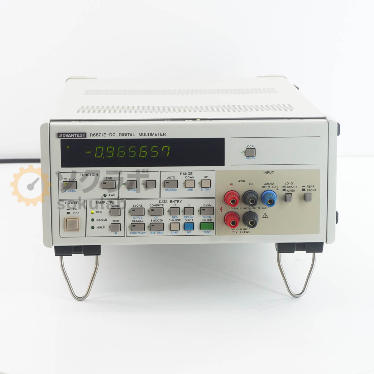 [DW]USED 8日保証 ADVANTEST R6871E-DC DMM DIGITAL MULTIMETER デジタルマルチメーター ...