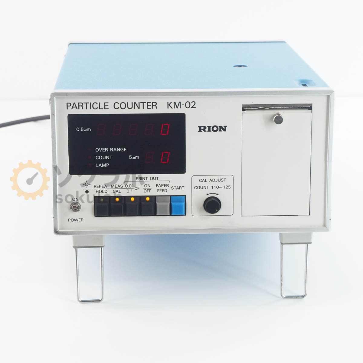 [DW]USED 8日保証 RION KM-02 PARTICLE COUNTER パーティクルカウンター 光散乱式粒子計数器 粒度分布測定機 ...