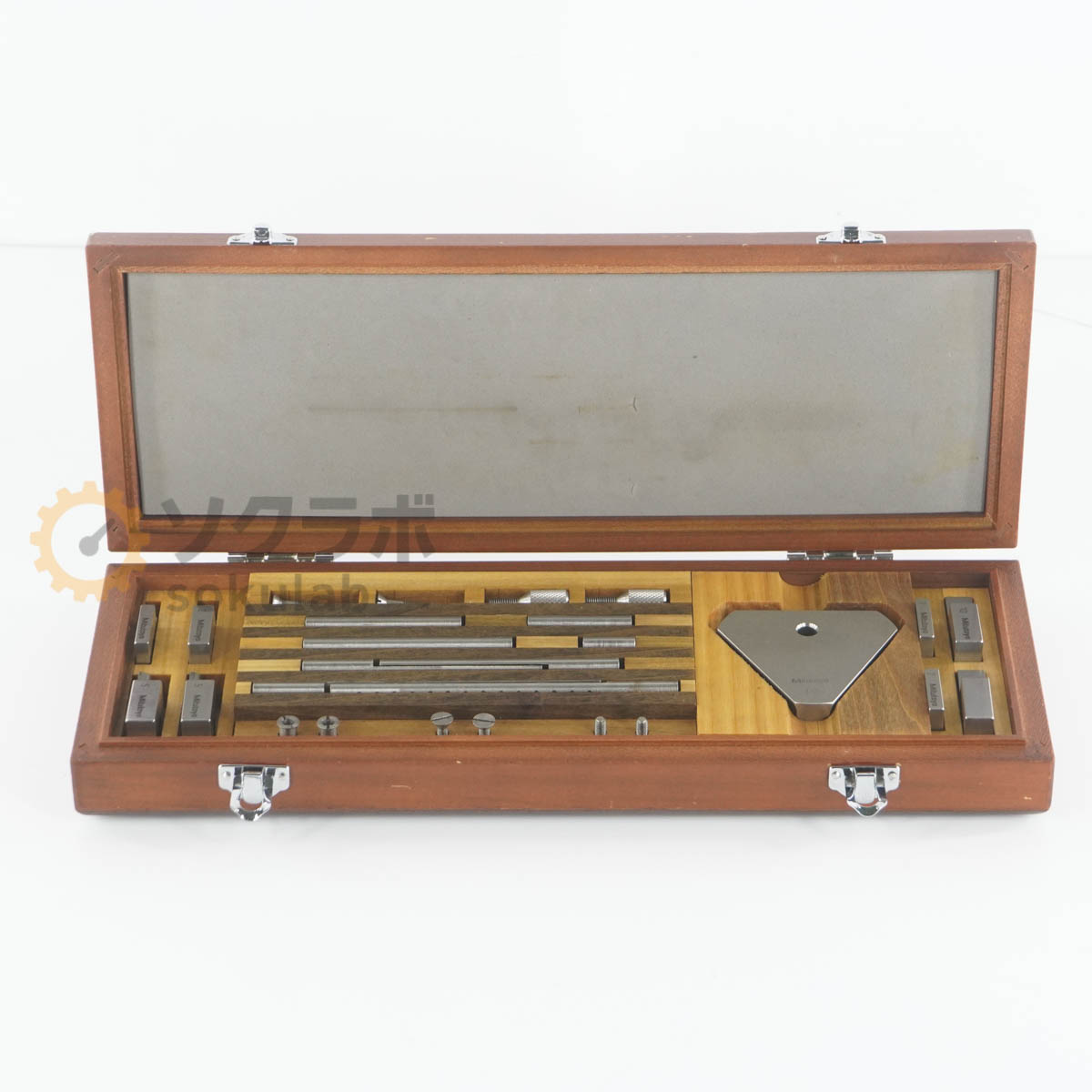 [DW]USED 8日保証 Mitutoyo SGA-M25 516-611 GAUGE BLOCK SET スケヤゲージブロックアクセサ ...
