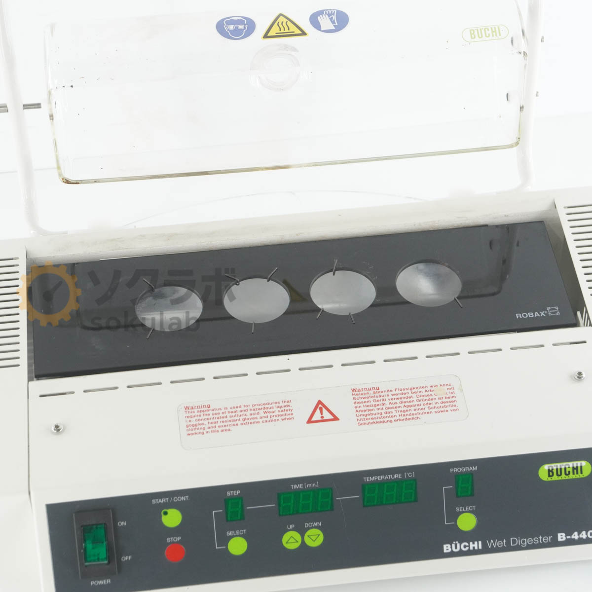 [JB]USED 保証なし BUCHI B-440 K-415 Wet Digester Scrubber 湿式灰化装置 スクラバー ...