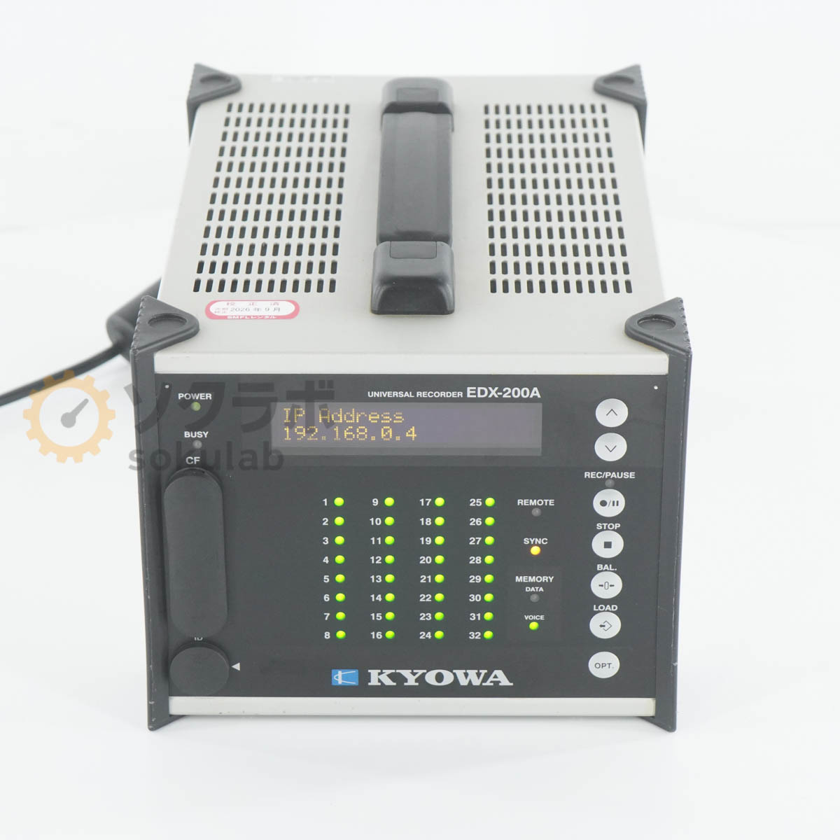 [DW]USED 8日保証 次期校正2026年9月 KYOWA EDX-200A-4H EDX-200A UNIVERSAL RECORDER ...
