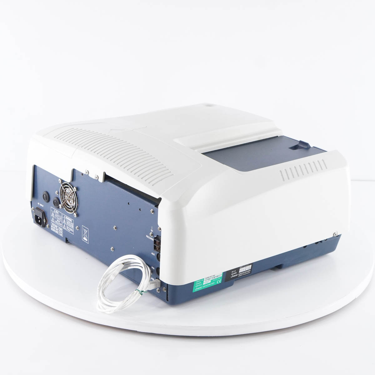 [JB]USED 現状販売 JASCO V630 Spectrophotometer 電源コード ソフトウェア 取扱説明書 [04517