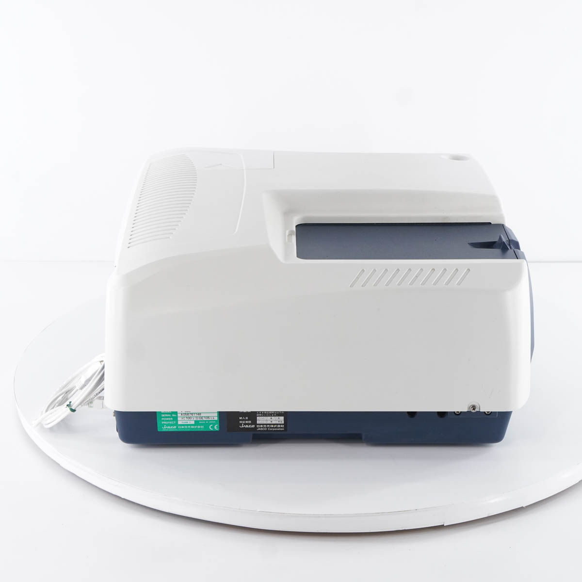 [JB]USED 現状販売 JASCO V630 Spectrophotometer 電源コード ソフトウェア 取扱説明書 [04517
